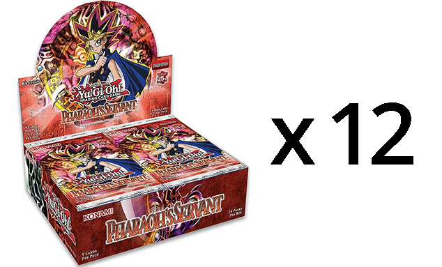 Yu-Gi-Oh Pharaohs Servant 25th Anniversary Booster Box CASE (12 Booster Boxes)